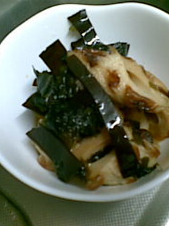 活焼きちくわとわかめのおかず-レシピのメイン写真