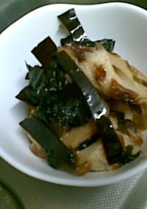 活焼きちくわとわかめのおかず-レシピのメイン写真