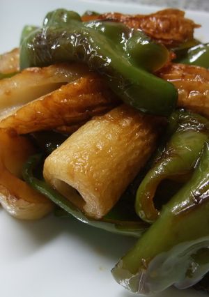 ピーマンとちくわの甘辛煮❤-レシピのメイン写真