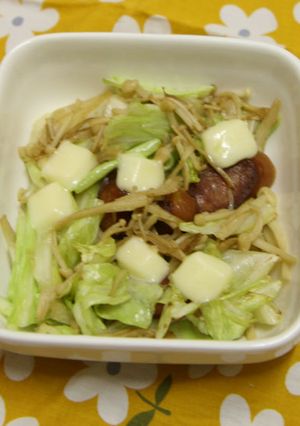 キャベツとエノキのチーズグリル-レシピのメイン写真