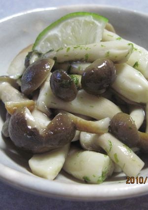 青海苔が香る♪しめじのシンプル☆ソテー-レシピのメイン写真