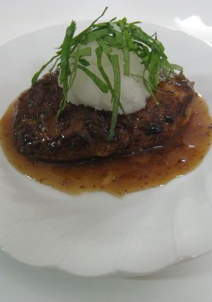 青じそドレッシングで♪おろしそハンバーグ-レシピのメイン写真