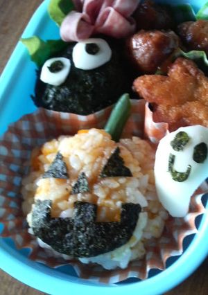 キャラ弁♪ハロウィン弁当-レシピのメイン写真