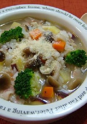 秋色野菜ざくざく☆旬のリゾット-レシピのメイン写真