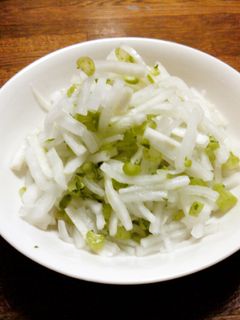 超簡単w大根のお漬け物♪-レシピのメイン写真