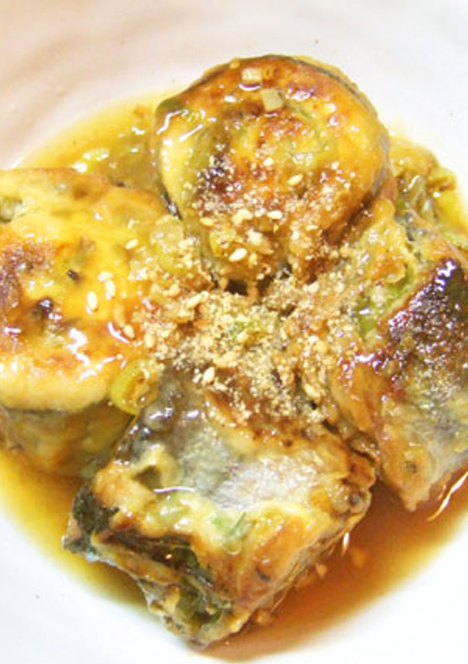 秋刀魚のしそ巻き焼き-レシピのメイン写真