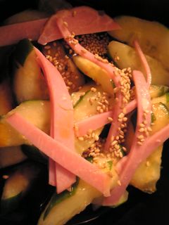 ハムときゅうりの冷やし中華味の和え物-レシピのメイン写真