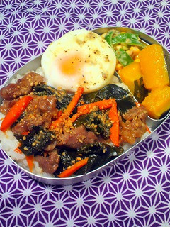 牛肉とワカメの青じそ風味炒め-レシピのメイン写真