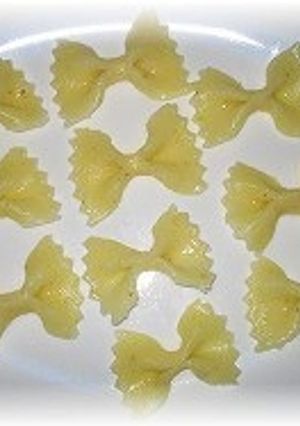 米粉でパスタ!! ファルファッレ♪-レシピのメイン写真