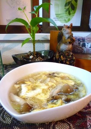 ☆紹興酒できのこの中華ｽｰﾌﾟ☆-レシピのメイン写真
