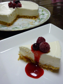 ヨーグルトレアチーズケーキ-レシピのメイン写真