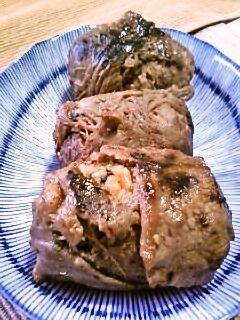 焼肉のタレで肉巻きおむすび-レシピのメイン写真