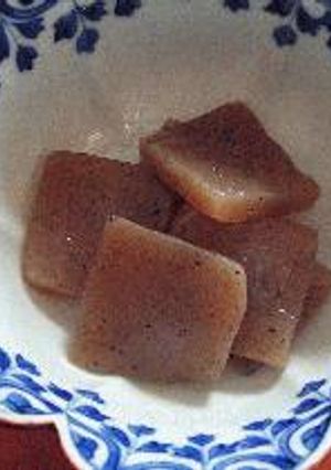 こんにゃくの醤油煮-レシピのメイン写真