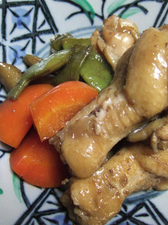 コクあり☆鶏手羽とごぼうの甘辛煮-レシピのメイン写真