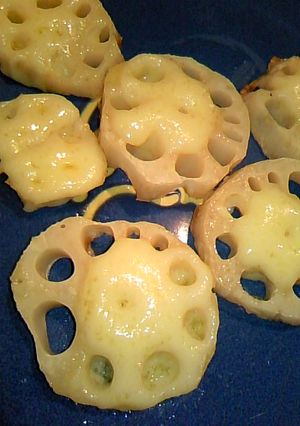 れんこんのオーブン焼き　with チーズ-レシピのメイン写真