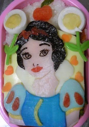 キャラ弁 白雪姫-レシピのメイン写真