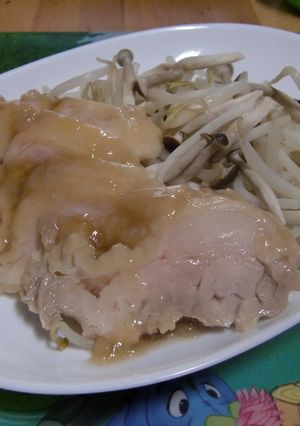紹興酒でキラキラ蒸し鶏-レシピのメイン写真