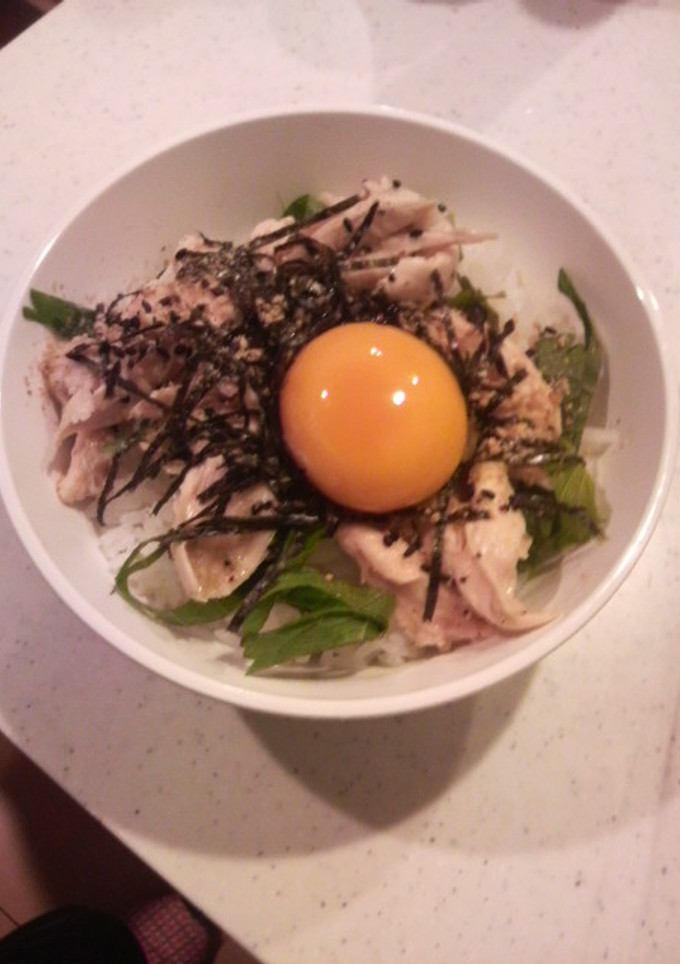 ささみと大葉のさっぱり丼-レシピのメイン写真