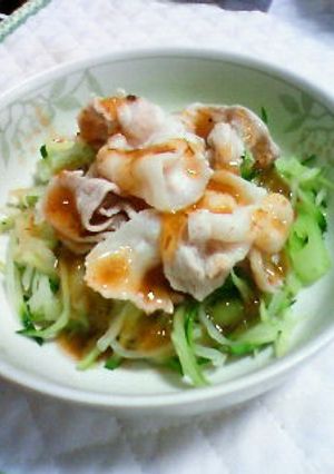 セロリと大根で豚しゃぶホットサラダ-レシピのメイン写真