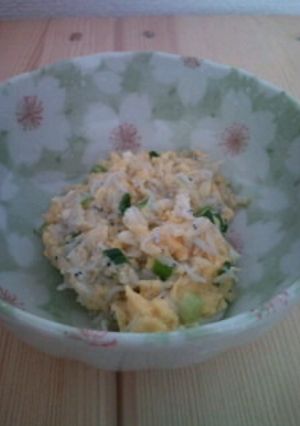 *離乳食 しらす卵とじ*-レシピのメイン写真
