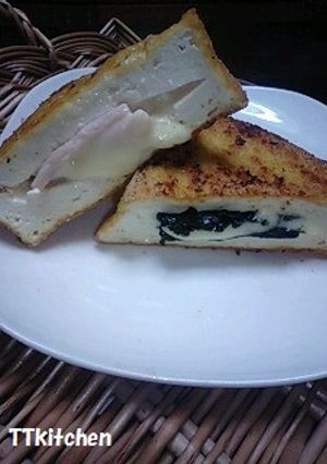*役立つ一品*厚揚げの挟み焼き-レシピのメイン写真