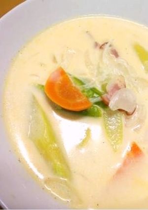 チーズ風味のミルクスープ-レシピのメイン写真