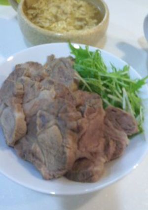 しっとりジューシーなゆで豚☆と旨スープ-レシピのメイン写真