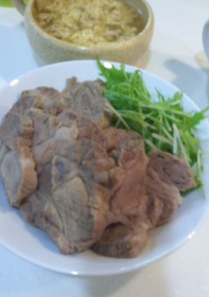 しっとりジューシーなゆで豚☆と旨スープ-レシピのメイン写真