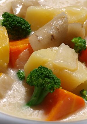 とり皮だけで!こくまろ野菜シチュー -レシピのメイン写真