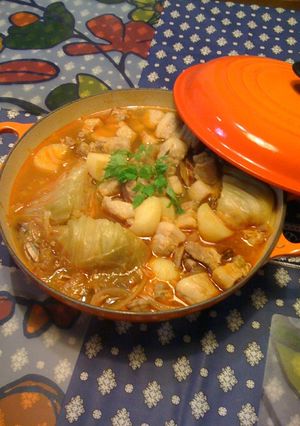 豚肉とアサリのポルトガル風スープ-レシピのメイン写真