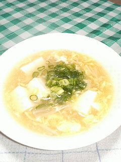 あつあつ!豆腐の中華スープ-レシピのメイン写真