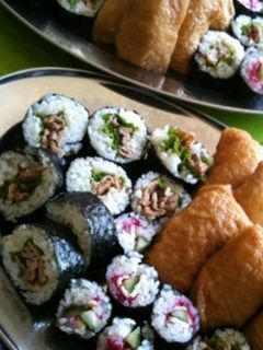 *焼肉海苔巻き&梅チーズ海苔巻き*-レシピのメイン写真