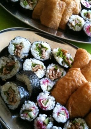 ＊焼肉海苔巻き＆梅チーズ海苔巻き＊-レシピのメイン写真