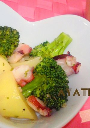 タコとポテトのアンチョビサラダ-レシピのメイン写真