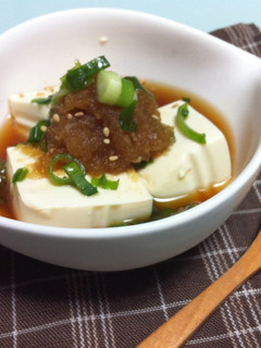 おろしダシで旨♡温豆腐-レシピのメイン写真