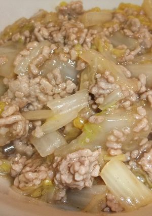 豚ひき肉と白菜の簡単あんかけ♪-レシピのメイン写真