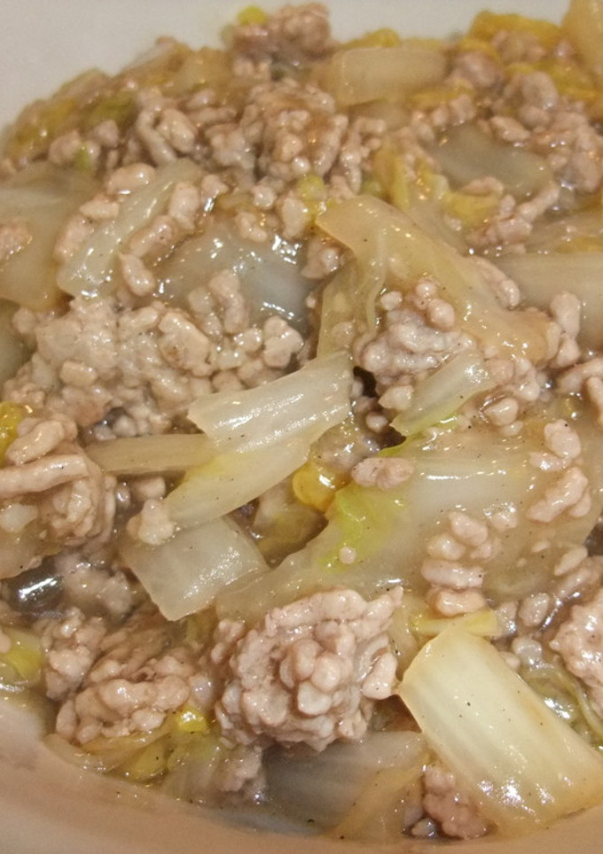 豚ひき肉と白菜の簡単あんかけ♪-レシピのメイン写真