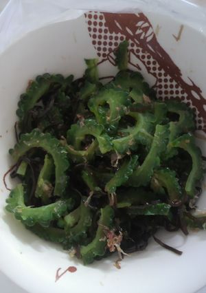 ゴーヤの塩昆布-レシピのメイン写真