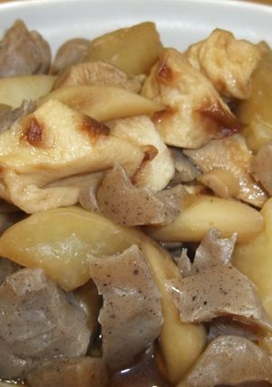 だいこんにゃくちくわ入りうま煮♪-レシピのメイン写真