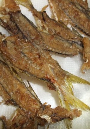 小アジの骨せんべい♪-レシピのメイン写真