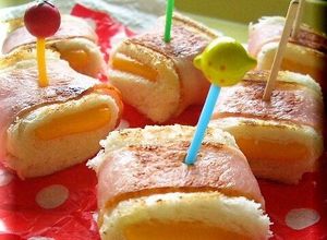 ピンチョス★チェダｰのミニサンド巻き☆-レシピのメイン写真