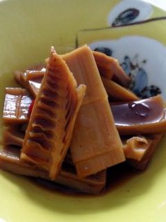 干しタケノコの甘辛煮-レシピのメイン写真