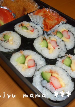 朝でも簡単♪味付け自由の彩りのり巻き-レシピのメイン写真