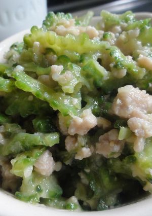 生姜がみそっ☆肉ゴーヤ炒め-レシピのメイン写真