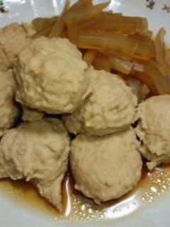 美味しいよ♪鶏つくねと大根の炊いたん-レシピのメイン写真