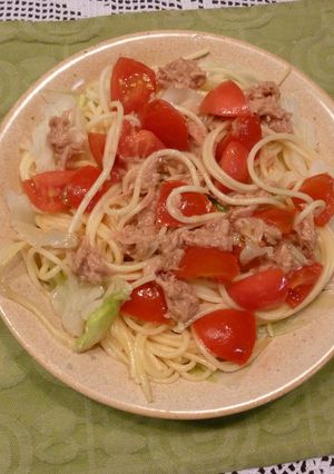 ボリュームたっぷり　キャベツのパスタ-レシピのメイン写真