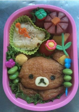 キャラ弁＊リラックマ第2段弁当-レシピのメイン写真