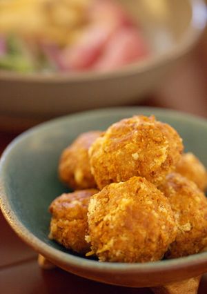 カリカリほっこり、大豆の満足ナゲット：D-レシピのメイン写真