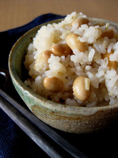 生姜と大豆の炊き込みご飯-レシピのメイン写真