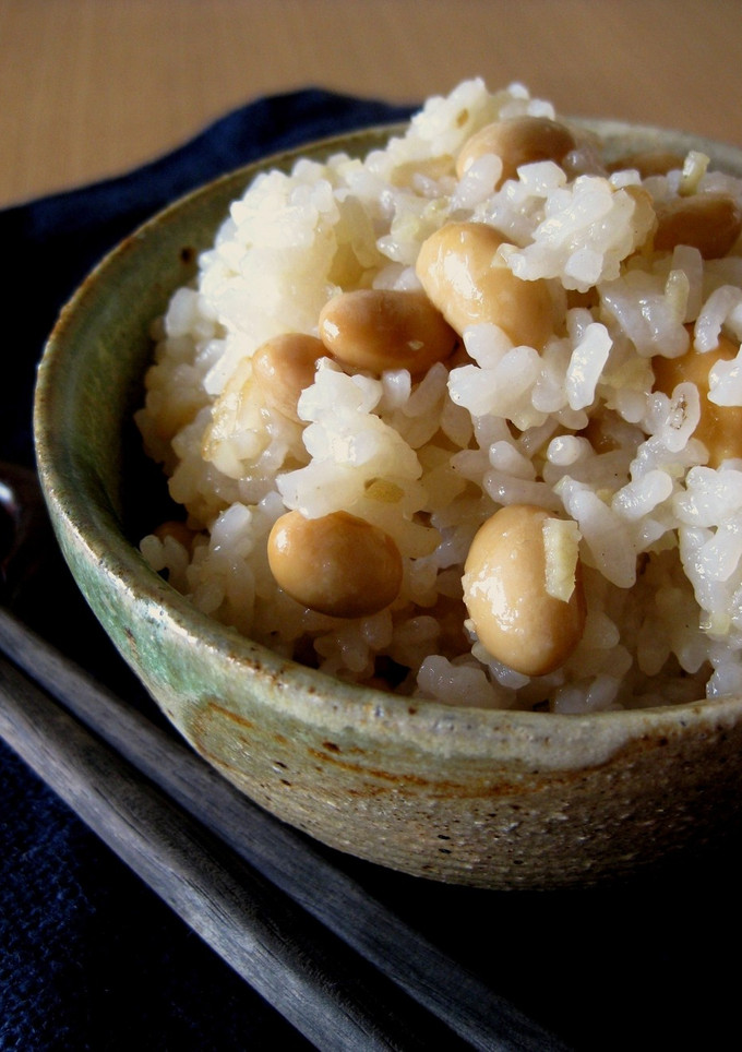生姜と大豆の炊き込みご飯-レシピのメイン写真